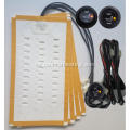 Side Flap Seat Heater pad tal-fibra tal-karbonju